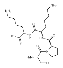 seryl-prolyl-lysyl-lysine结构式