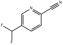 5-(二氟甲基)吡啶-2-甲星空app结构式