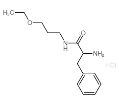 2-Amino-N-(3-ethoxypropyl)-3-phenylpropanamide hydrochloride Structure