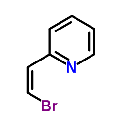 (Z)-2-(2-Bromoethenyl)pyridine structure