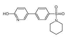 5-(4-piperidin-1-ylsulfonylphenyl)-1H-pyridin-2-one Structure