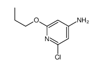 2-chloro-6-propoxypyridin-4-amine Structure