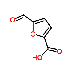 5-甲酰基-2-呋喃甲酸结构式