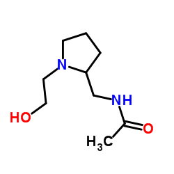 N-{[1-(2-Hydroxyethyl)-2-pyrrolidinyl]methyl}acetamide结构式