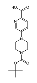 5-(4-(tert-butoxycarbonyl)piperazin-1-yl)picolinic acid结构式