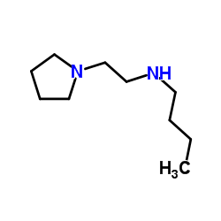 N-[2-(1-Pyrrolidinyl)ethyl]-1-butanamine结构式