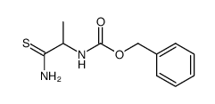 N-(Benzyloxycarbonyl)-DL-thioalaninamid Structure