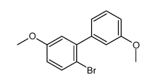 1-bromo-4-methoxy-2-(3-methoxyphenyl)benzene结构式