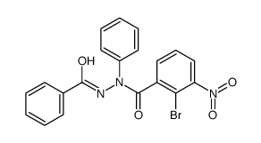 N'-benzoyl-2-bromo-3-nitro-N-phenylbenzohydrazide Structure