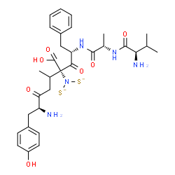 enkephalin, Pen(2,5)-Ala(3)- structure