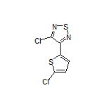3-Chloro-4-(5-chloro-2-thienyl)-1,2,5-thiadiazole Structure