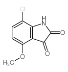 7-氯-4-甲氧基-1H-吲哚-2,3-二酮图片