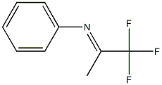 N-(2,2,2-三氟-1-甲基亚乙基)苯胺结构式