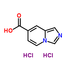 咪唑并[1,5-a]吡啶-7-羧酸二盐酸盐结构式