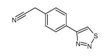 (4-[1,2,3]噻二唑-4-苯基)-乙腈结构式