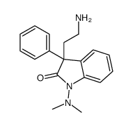 3-(2-aminoethyl)-1-(dimethylamino)-3-phenylindol-2-one Structure