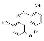 2-[(2-amino-5-bromophenyl)disulfanyl]-4-bromoaniline Structure