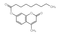 4-methylumbelliferyl nonanoate structure