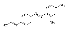 N-[4-[(2,4-diaminophenyl)diazenyl]phenyl]acetamide Structure