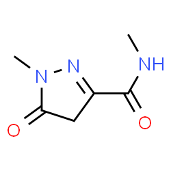 1H-Pyrazole-3-carboxamide,4,5-dihydro-N,1-dimethyl-5-oxo-(9CI) picture