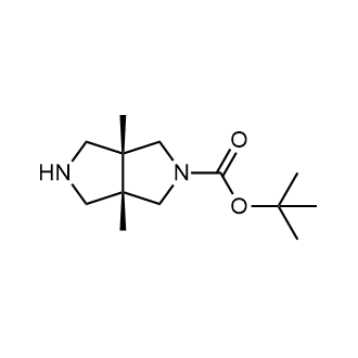 tert-Butyl cis-3a,6a-dimethyl-octahydropyrrolo[3,4-c]pyrrole-2-carboxylate Structure