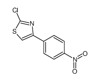 2-CHLORO-4-(4-NITROPHENYL)THIAZOLE structure