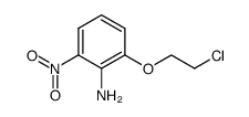 2-(2-Chloro-ethoxy)-6-nitro-phenylamine Structure