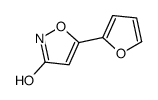 3-Isoxazolol,5-(2-furyl)-(8CI) structure