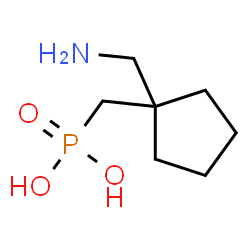 Phosphonic acid, [[1-(aminomethyl)cyclopentyl]methyl]- (9CI) Structure