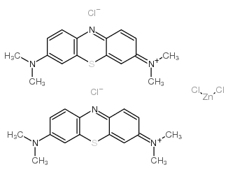 Methylene Blue zinc chloride double salt structure