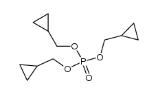 tris(cyclopropylmethyl) phosphate Structure