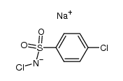 N-chloro-4-chlorobenzenesulfonamide sodium salt结构式