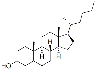 26,27-Dinor-5α-cholestan-3β-ol结构式