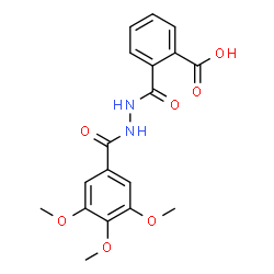 2-{[2-(3,4,5-Trimethoxybenzoyl)hydrazino]carbonyl}benzoic acid picture