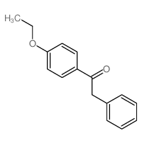 1-(4-ethoxyphenyl)-2-phenyl-ethanone结构式