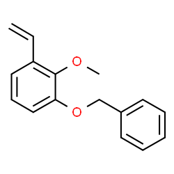 1-(Benzyloxy)-2-methoxy-3-vinylbenzene structure