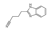 1H-Benzimidazole-2-butanenitrile(9CI)结构式