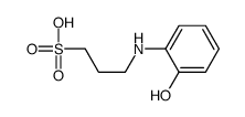 3-(2-hydroxyanilino)propane-1-sulfonic acid结构式