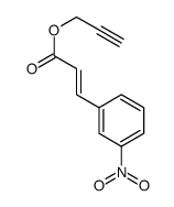 prop-2-ynyl (E)-3-(3-nitrophenyl)prop-2-enoate结构式