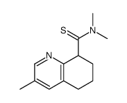 N,N,3-trimethyl-5,6,7,8-tetrahydroquinoline-8-carbothioamide Structure