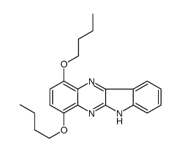 1,4-dibutoxy-6H-indolo[3,2-b]quinoxaline Structure