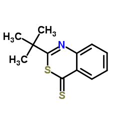 2-tert-Butyl-4H-3,1-benzothiazine-4-thione Structure