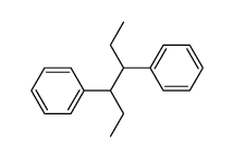 meso-3,4-Diphenylhexan Structure