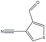 4-formylthiophene-3-carbonitrile结构式