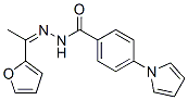 Benzoic acid, 4-(1H-pyrrol-1-yl)-, [1-(2-furanyl)ethylidene]hydrazide (9CI)结构式