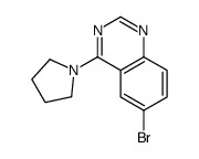 6-bromo-4-pyrrolidin-1-ylquinazoline Structure