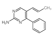 4-phenyl-5-prop-1-enyl-pyrimidin-2-amine Structure