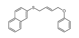 2-(4-phenoxybut-2-enylsulfanyl)naphthalene结构式