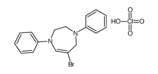 6-bromo-1,4-diphenyl-1,2,3,5-tetrahydro-1,4-diazepin-1-ium,perchlorate Structure