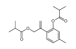 3,10-diisobutyryloxy-8,9-dehydrothymol Structure